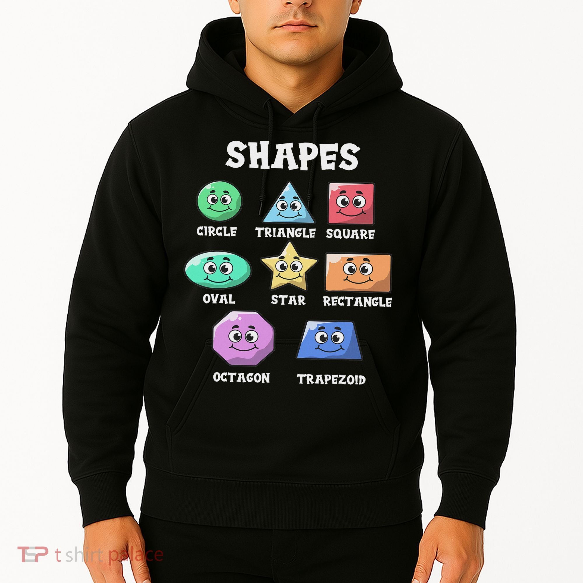 Shapes Pre K Kindergarten Teacher Back To School Gift Hoodie