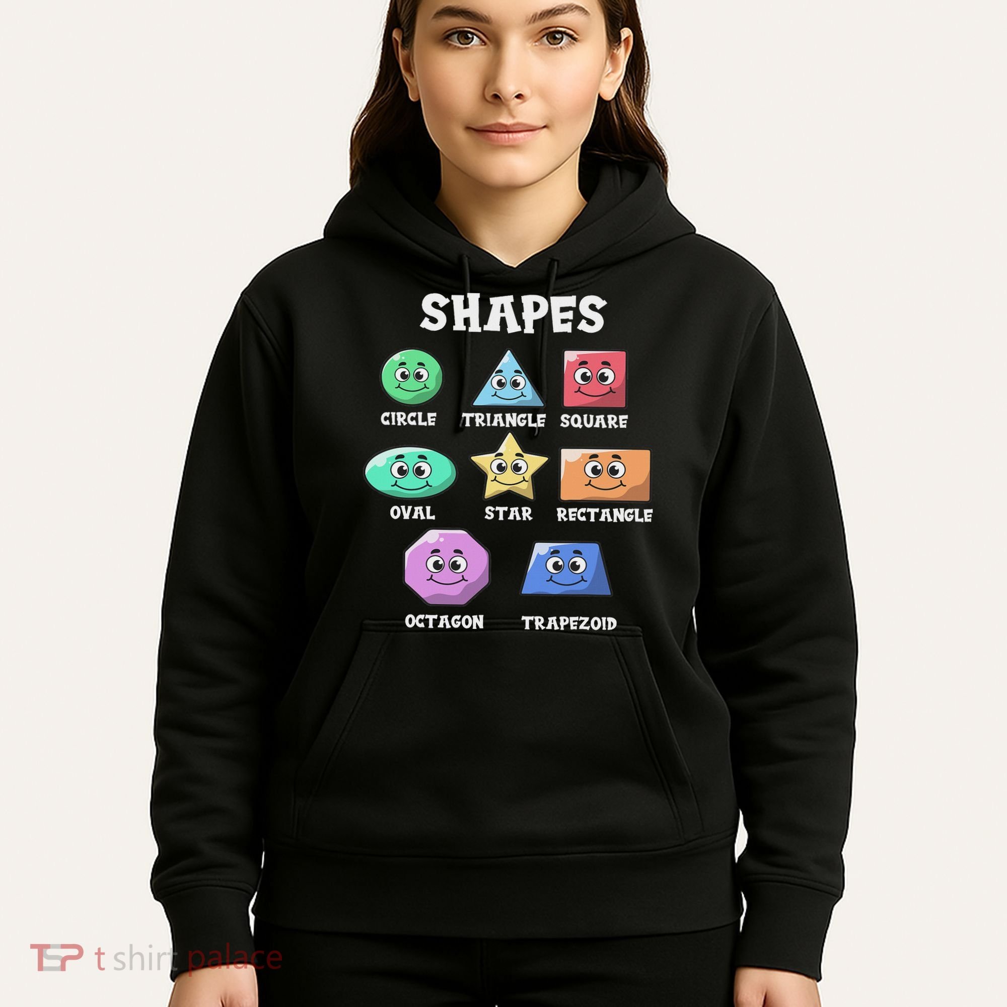 Shapes Pre K Kindergarten Teacher Back To School Gift Hoodie