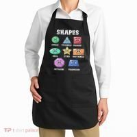 Shapes Pre K Kindergarten Teacher Back To School Gift Apron thumb 2