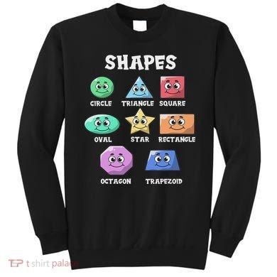 Shapes Pre K Kindergarten Teacher Back To School Gift Sweatshirt