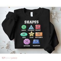 Shapes Pre K Kindergarten Teacher Back To School Gift Sweatshirt thumb 2