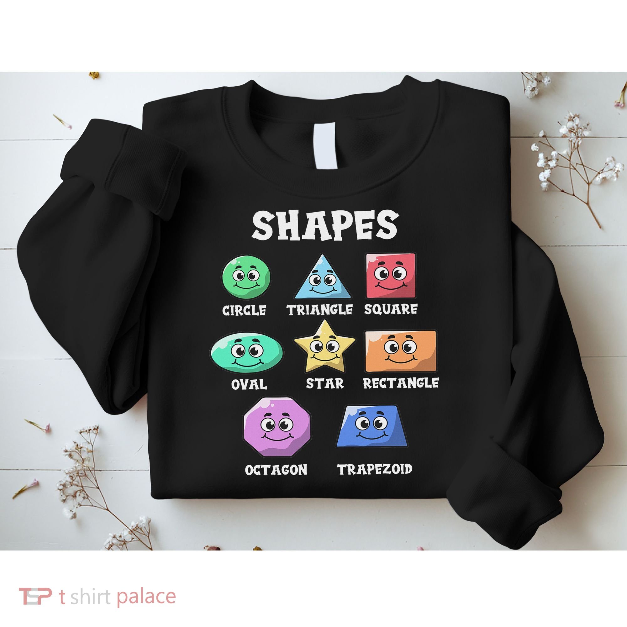 Shapes Pre K Kindergarten Teacher Back To School Gift Sweatshirt