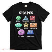 Shapes Pre K Kindergarten Teacher Back To School Gift T-Shirt thumb 0