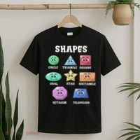 Shapes Pre K Kindergarten Teacher Back To School Gift T-Shirt thumb 2