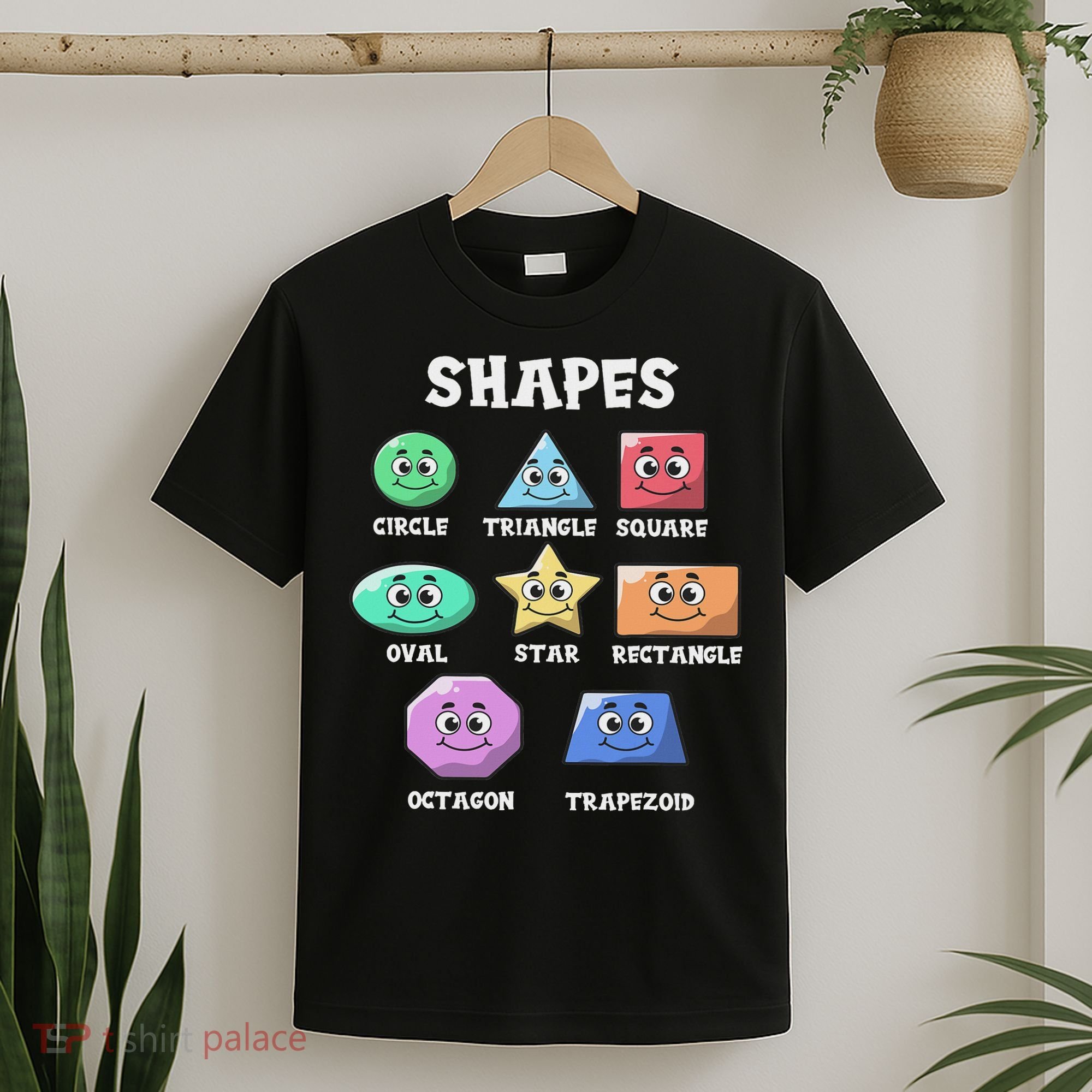 Shapes Pre K Kindergarten Teacher Back To School Gift T-Shirt