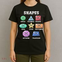 Shapes Pre K Kindergarten Teacher Back To School Gift T-Shirt thumb 4