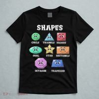 Shapes Pre K Kindergarten Teacher Back To School Gift T-Shirt thumb 5