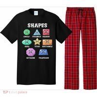 Shapes Pre K Kindergarten Teacher Back To School Gift Pajama Set thumb 0