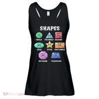 Shapes Pre K Kindergarten Teacher Back To School Gift Ladies Essential Flowy Tank thumb 0