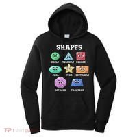 Shapes Pre K Kindergarten Teacher Back To School Gift Women's Hoodie thumb 0