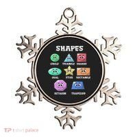 Shapes Pre K Kindergarten Teacher Back To School Gift Ornament thumb 0
