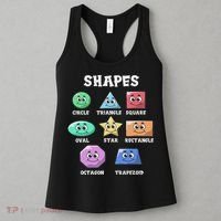 Shapes Pre K Kindergarten Teacher Back To School Gift Women's Tank Top thumb 3