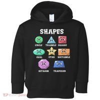 Shapes Pre K Kindergarten Teacher Back To School Gift Toddler Hoodie thumb 0
