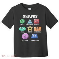 Shapes Pre K Kindergarten Teacher Back To School Gift Toddler T-Shirt thumb 0