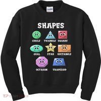 Shapes Pre K Kindergarten Teacher Back To School Gift Kids Sweatshirt thumb 0
