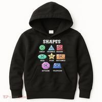Shapes Pre K Kindergarten Teacher Back To School Gift Kids Hoodie thumb 0