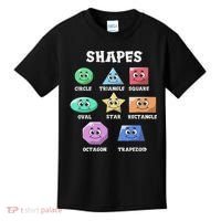Shapes Pre K Kindergarten Teacher Back To School Gift Kids T-Shirt thumb 0
