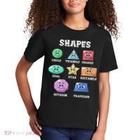 Shapes Pre K Kindergarten Teacher Back To School Gift Kids T-Shirt thumb 2