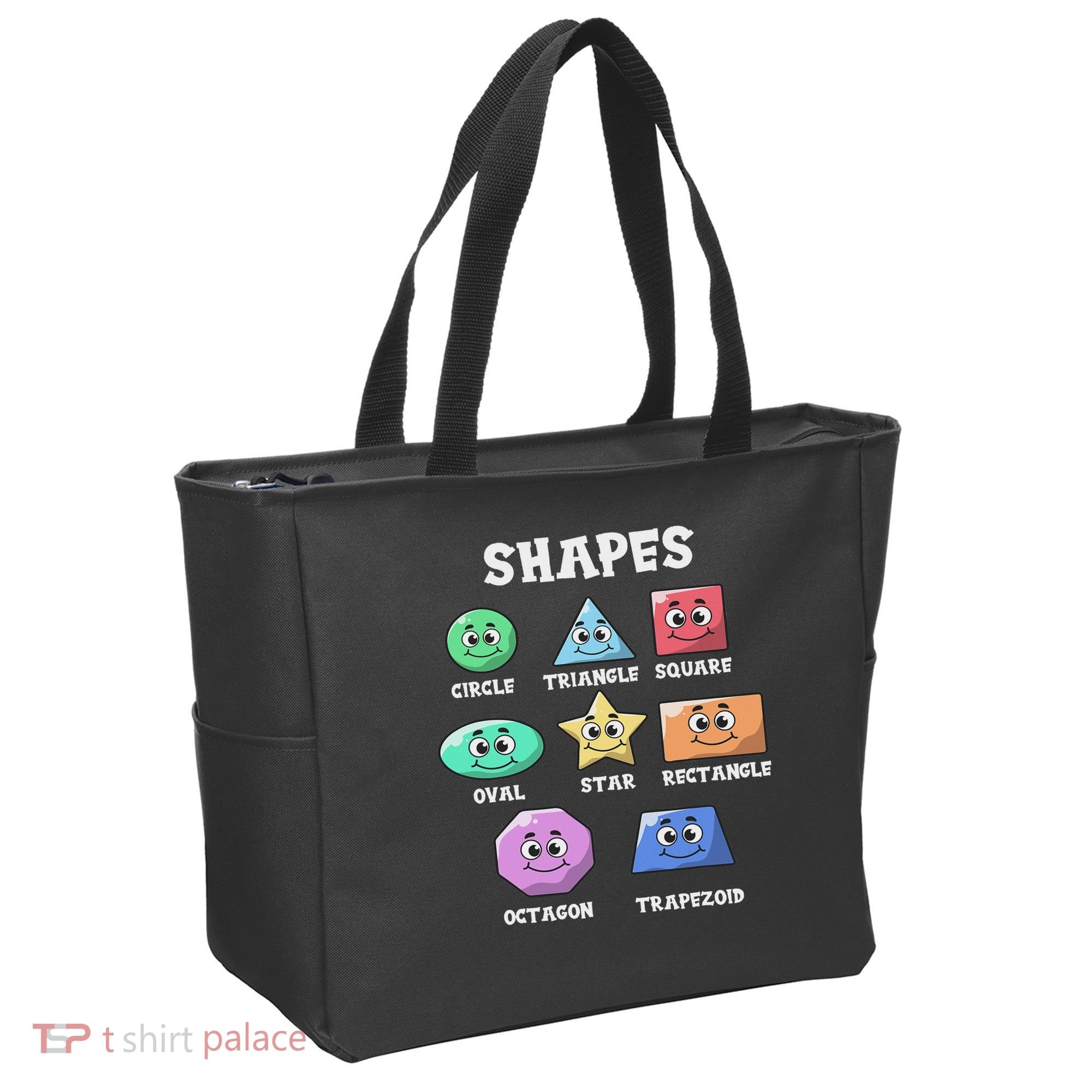 Shapes Pre K Kindergarten Teacher Back To School Gift Tote Bag
