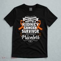 Survivor Priceless Kidney Cancer Awareness Ribbon T-Shirt thumb 5