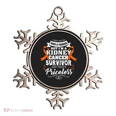 Survivor Priceless Kidney Cancer Awareness Ribbon Ornament