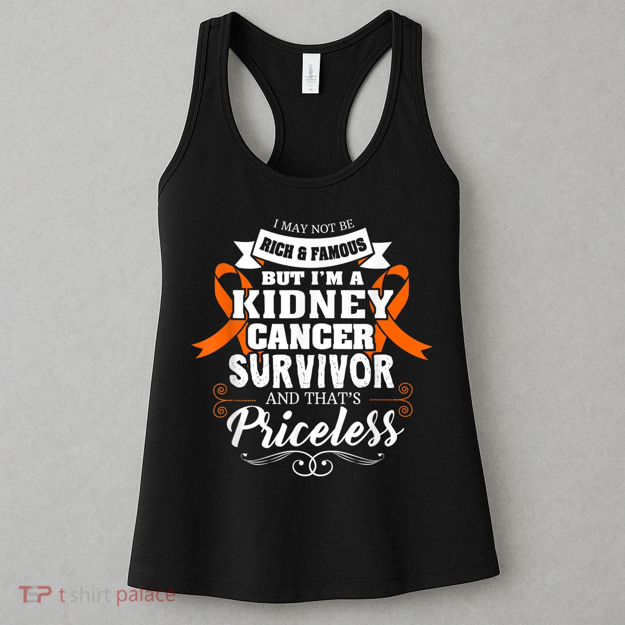Survivor Priceless Kidney Cancer Awareness Ribbon Women's Tank Top