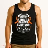 Survivor Priceless Kidney Cancer Awareness Ribbon Tank Top thumb 3