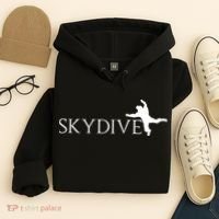 Skydive Parachuting Logo Hoodie thumb 4