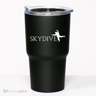 Skydive Parachuting Logo Tumbler