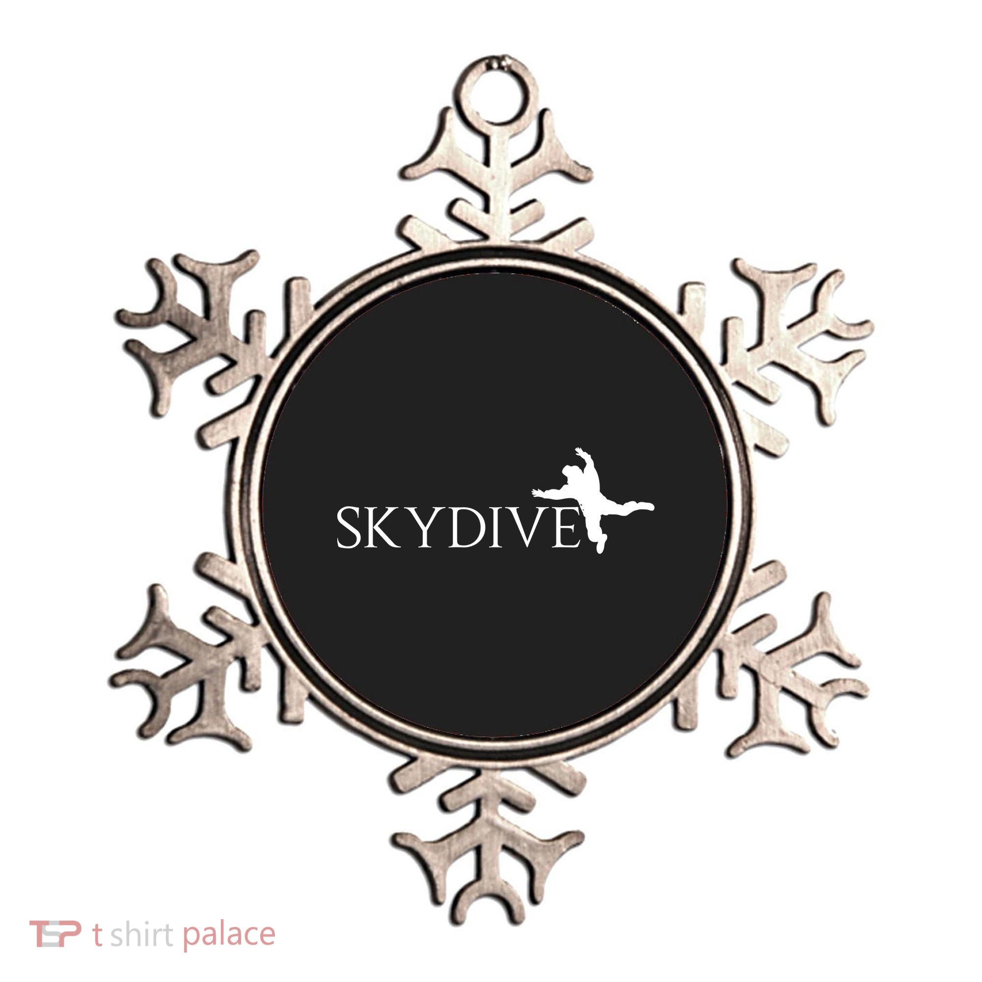 Skydive Parachuting Logo Ornament