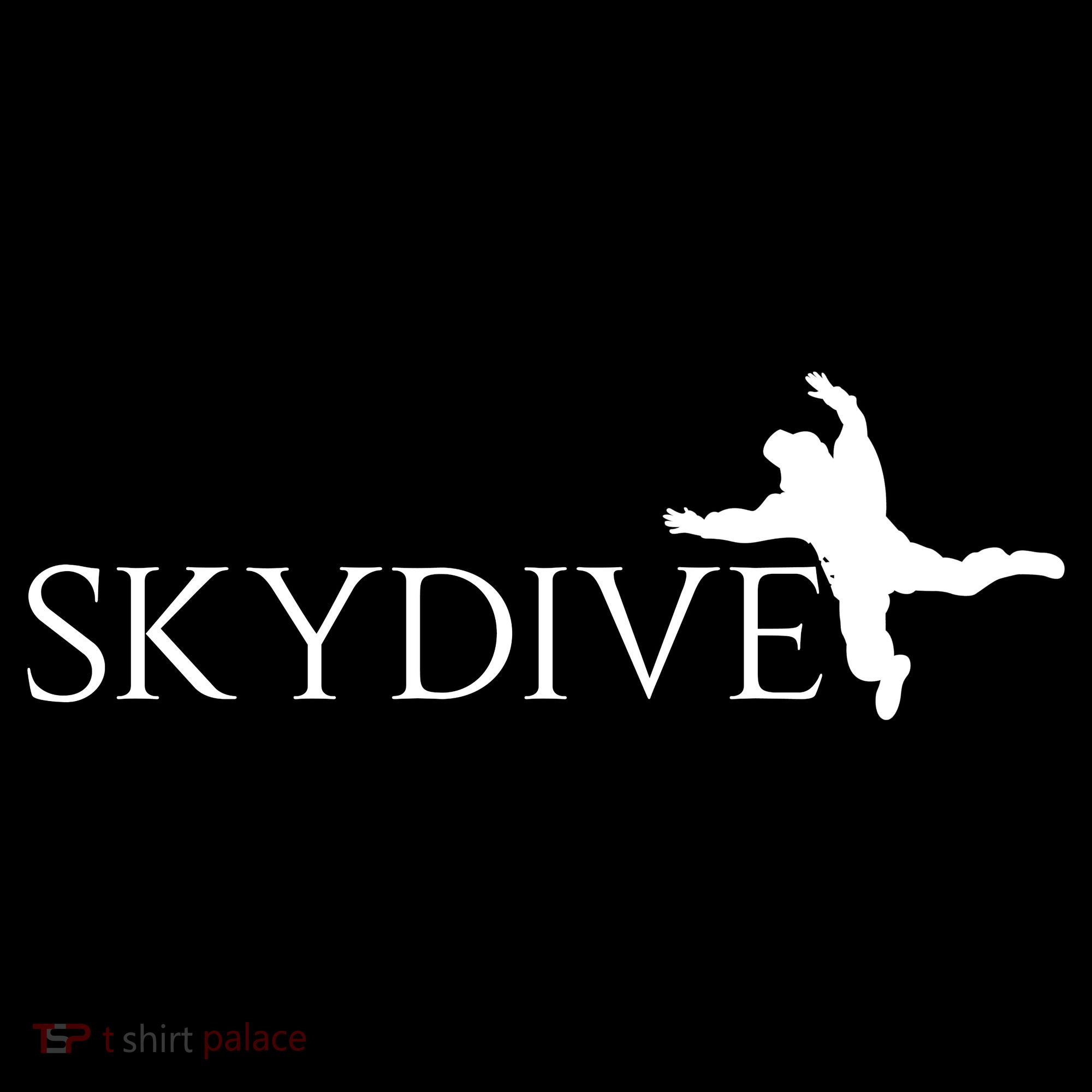 Skydive Parachuting Logo Ornament