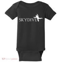 Skydive Parachuting Logo Baby Bodysuit thumb 0