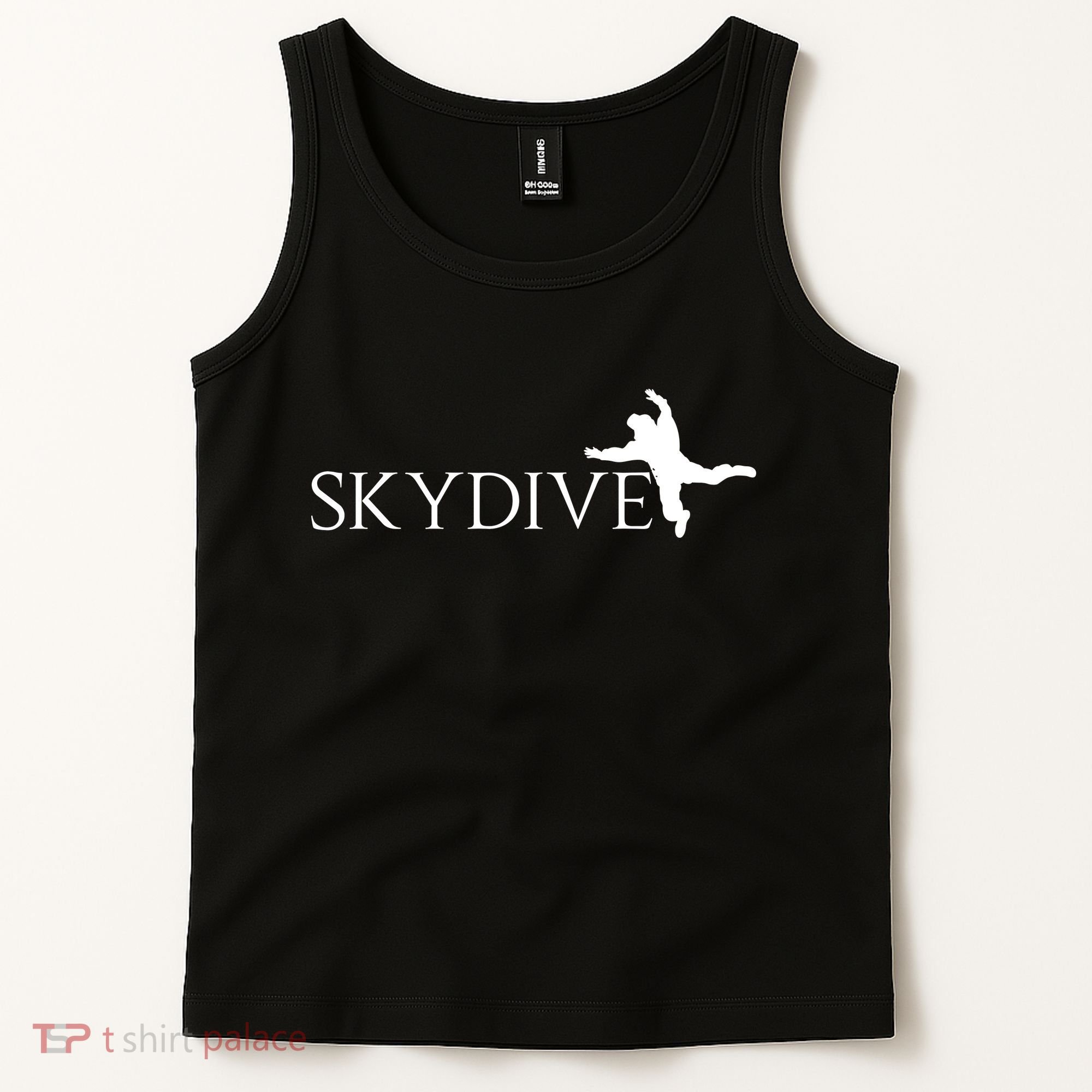 Skydive Parachuting Logo Tank Top