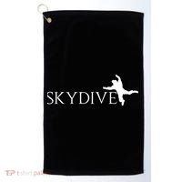 Skydive Parachuting Logo Golf Towel thumb 0
