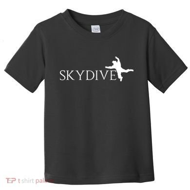 Skydive Parachuting Logo Toddler T-Shirt