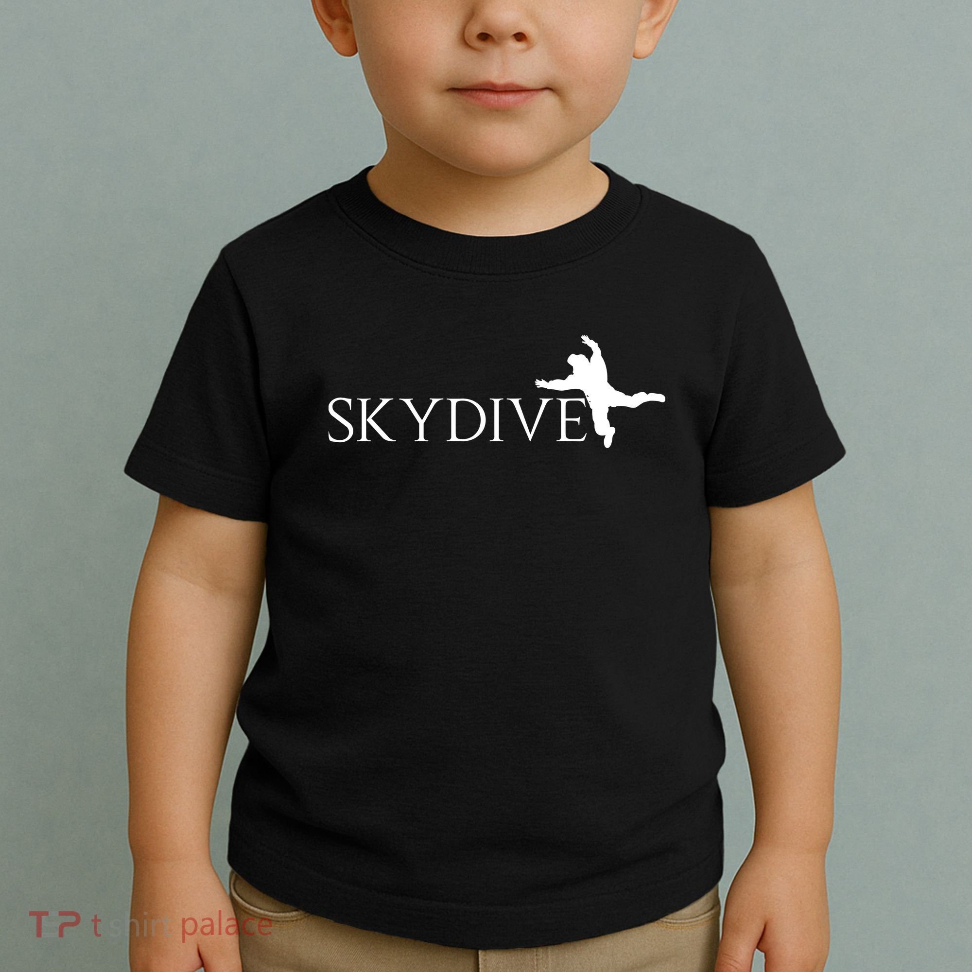 Skydive Parachuting Logo Toddler T-Shirt