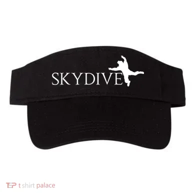 Skydive Parachuting Logo Visor
