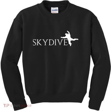 Skydive Parachuting Logo Kids Sweatshirt