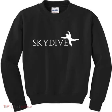 Skydive Parachuting Logo Kids Sweatshirt
