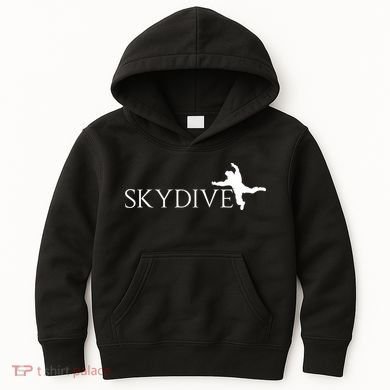 Skydive Parachuting Logo Kids Hoodie