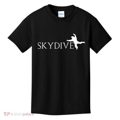 Skydive Parachuting Logo Kids T-Shirt