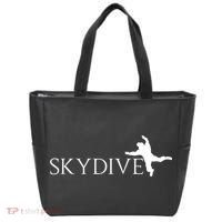 Skydive Parachuting Logo Tote Bag thumb 0