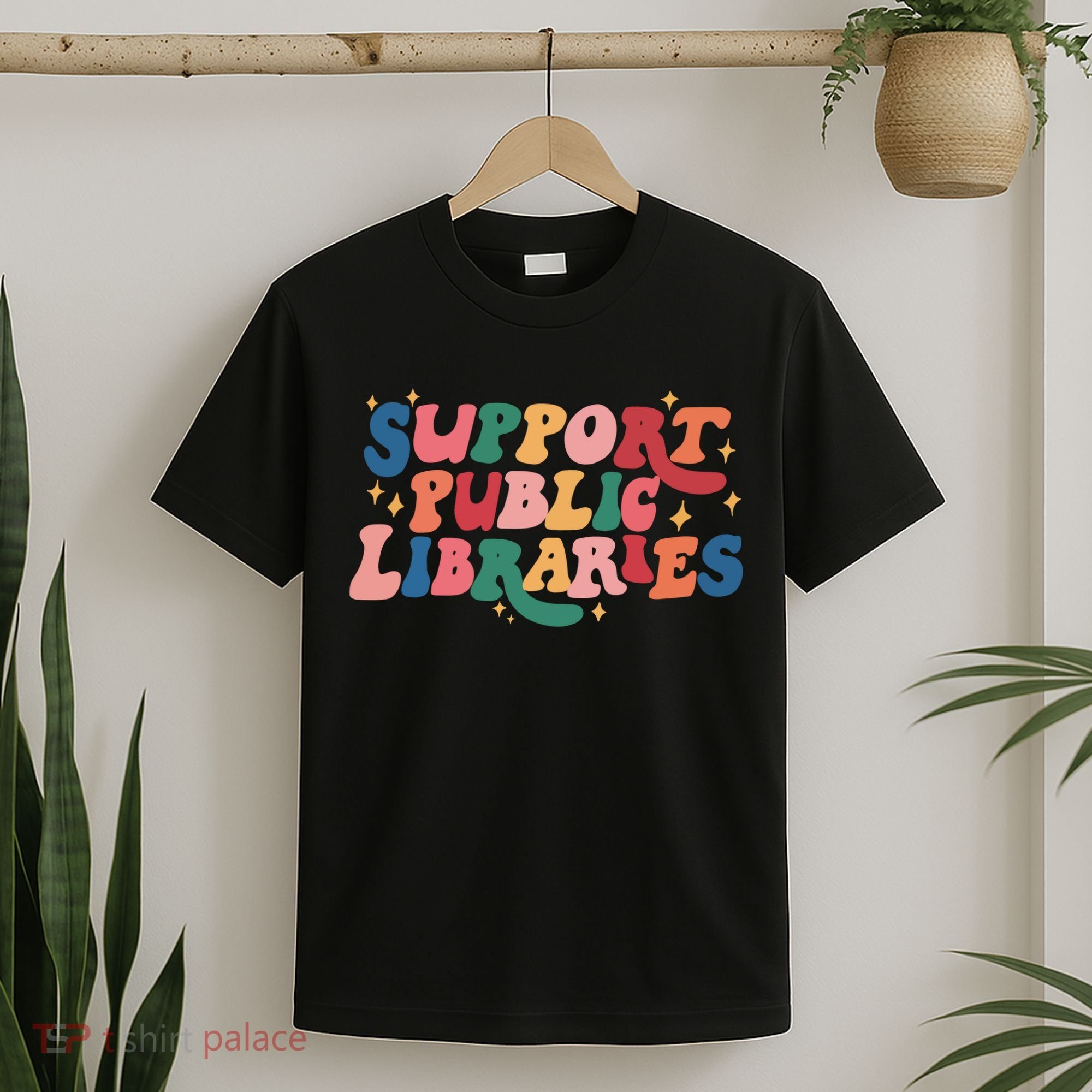 Support Public Libraries 4th Of July T-Shirt
