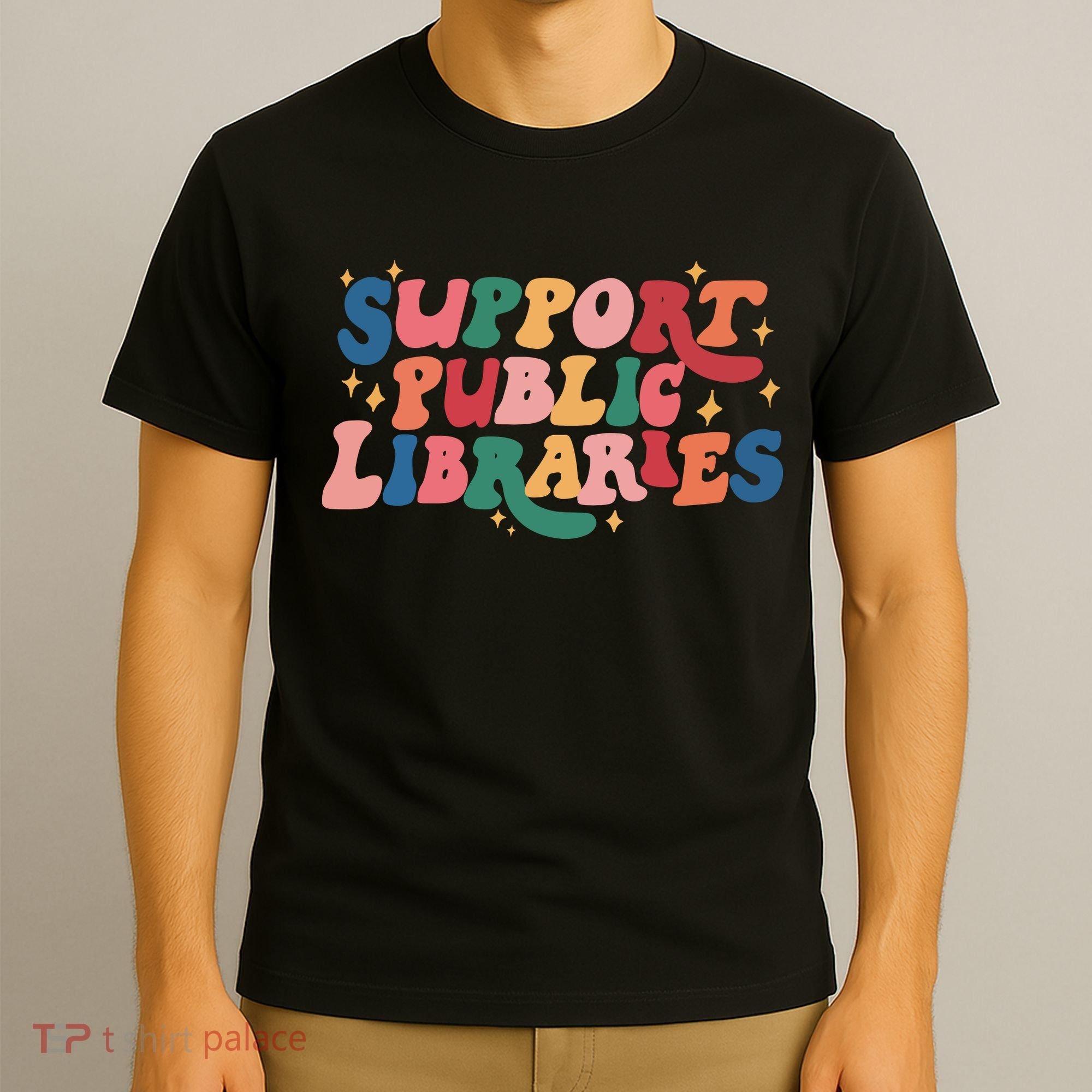 Support Public Libraries 4th Of July T-Shirt