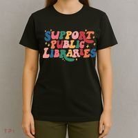 Support Public Libraries 4th Of July T-Shirt thumb 4