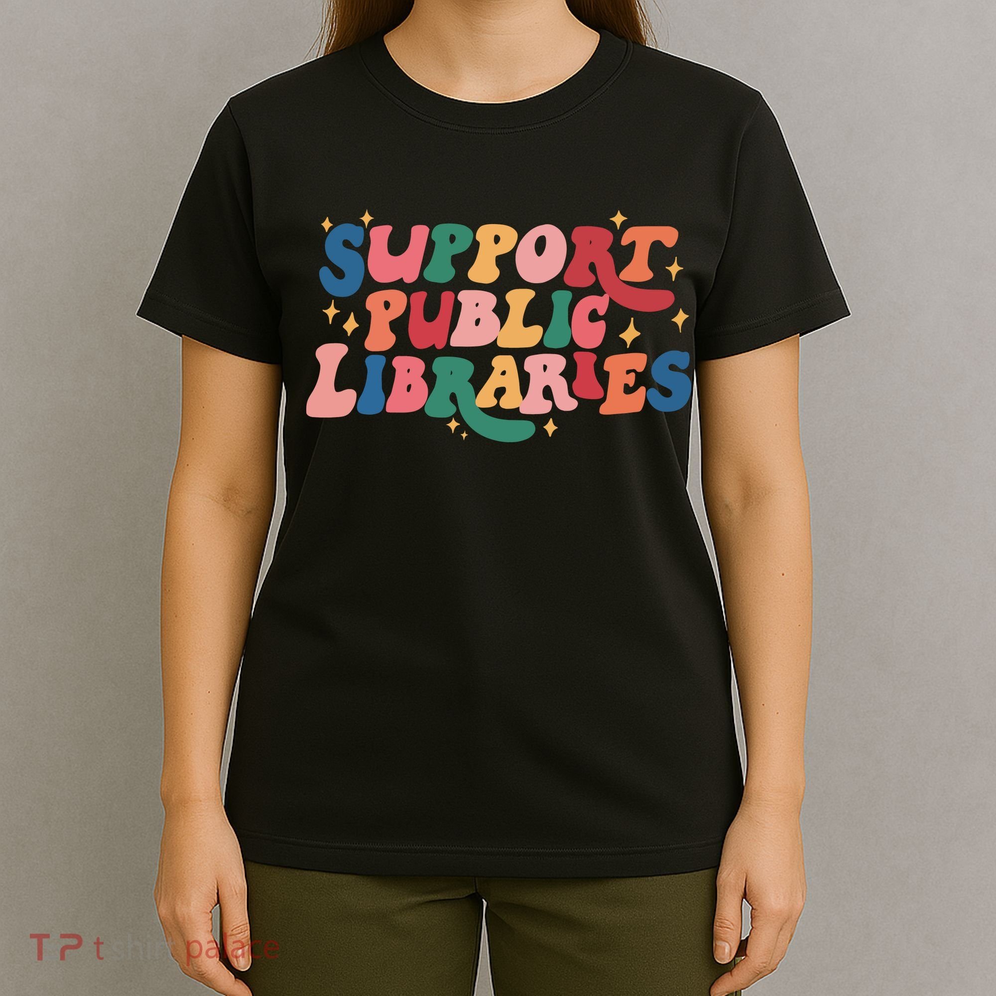 Support Public Libraries 4th Of July T-Shirt