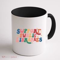 Support Public Libraries 4th Of July Coffee Mug thumb 1