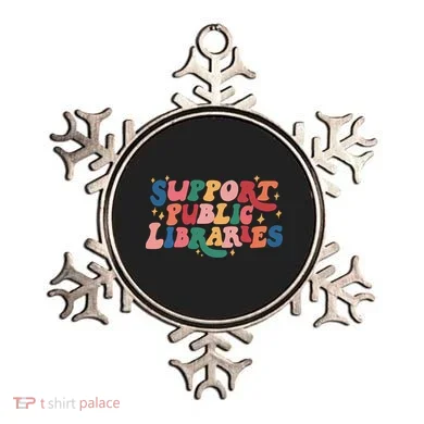 Support Public Libraries 4th Of July Ornament