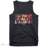 Support Public Libraries 4th Of July Tank Top thumb 0