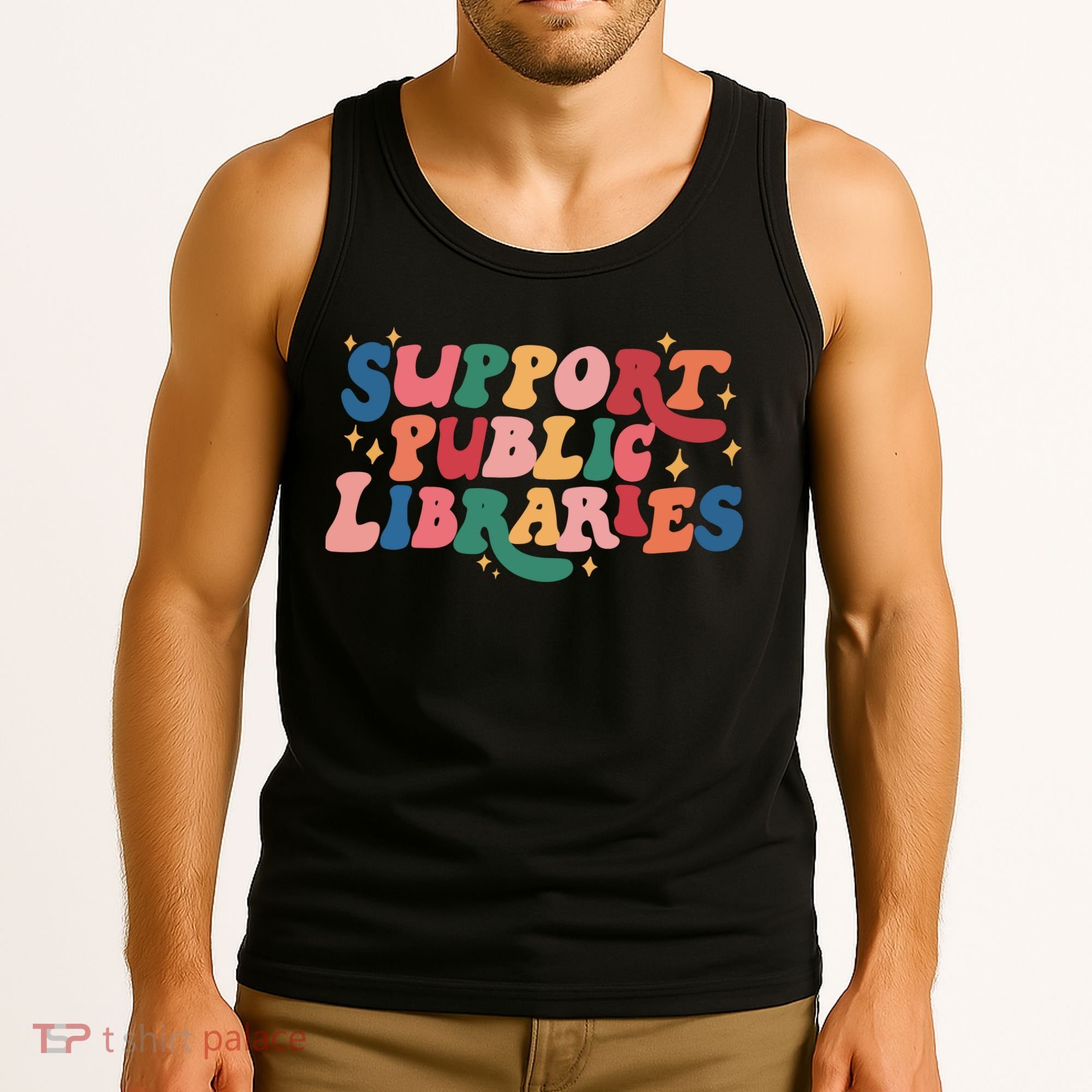 Support Public Libraries 4th Of July Tank Top